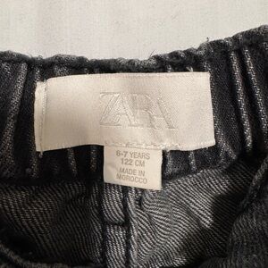Zara Charcoal and Light Gray Kids Pants